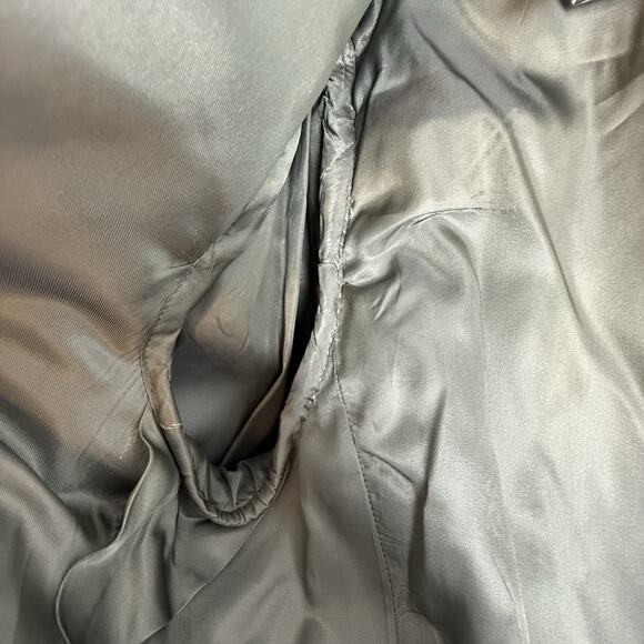 Ralph Lauren CHAPS 38R Heavy Tweed Sport Coat Black & Gray w/ Green Check VTG - Picture 7 of 14